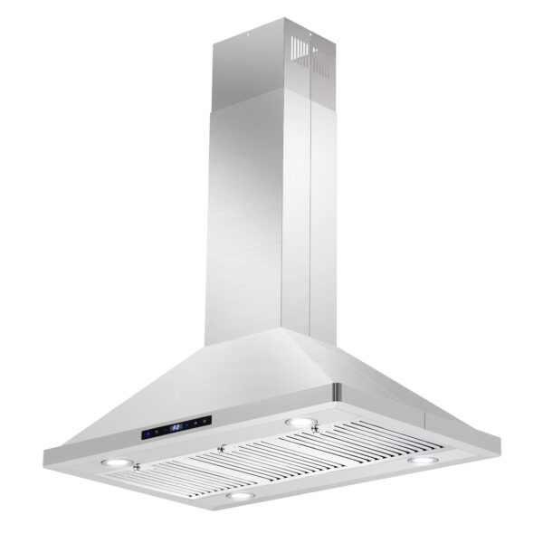 36 in. Ducted Island Range Hood Cosmo Appliances (663ISS75)